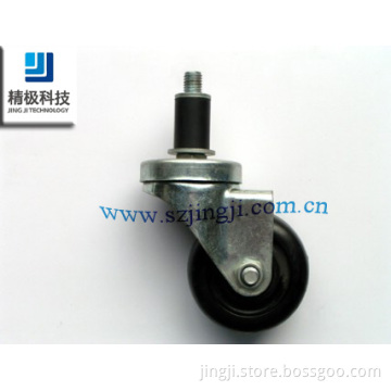 Rubber Wheel with Brake, 360 Degree Rotation (2.5-8.0 INCH)